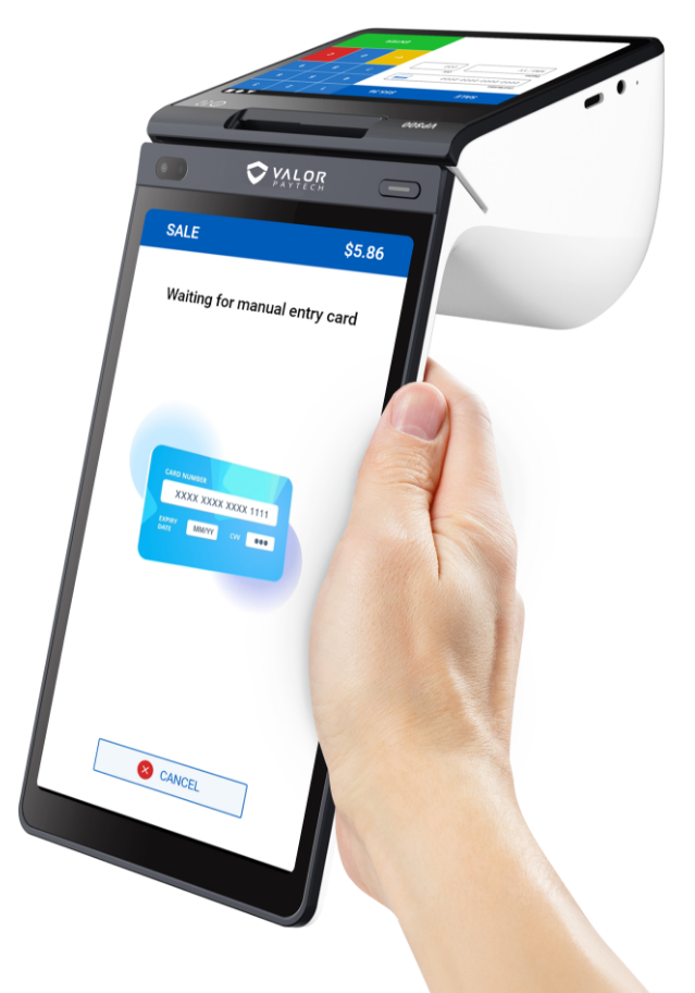 VP800 in Hand (Hardware Features)