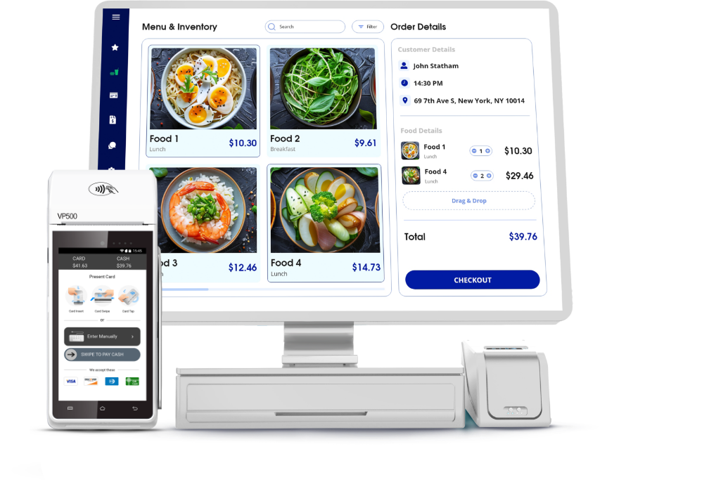 Semi integration POS System