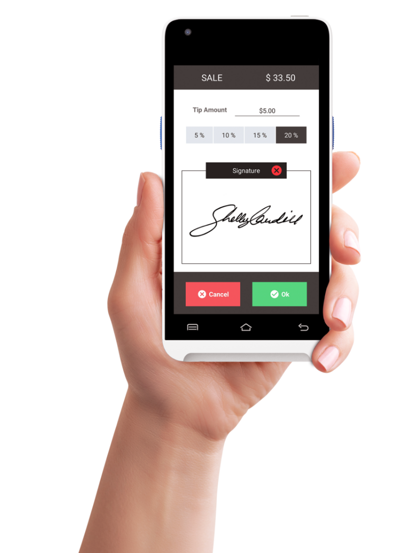 VP550E menu inventory dual pricing POS system