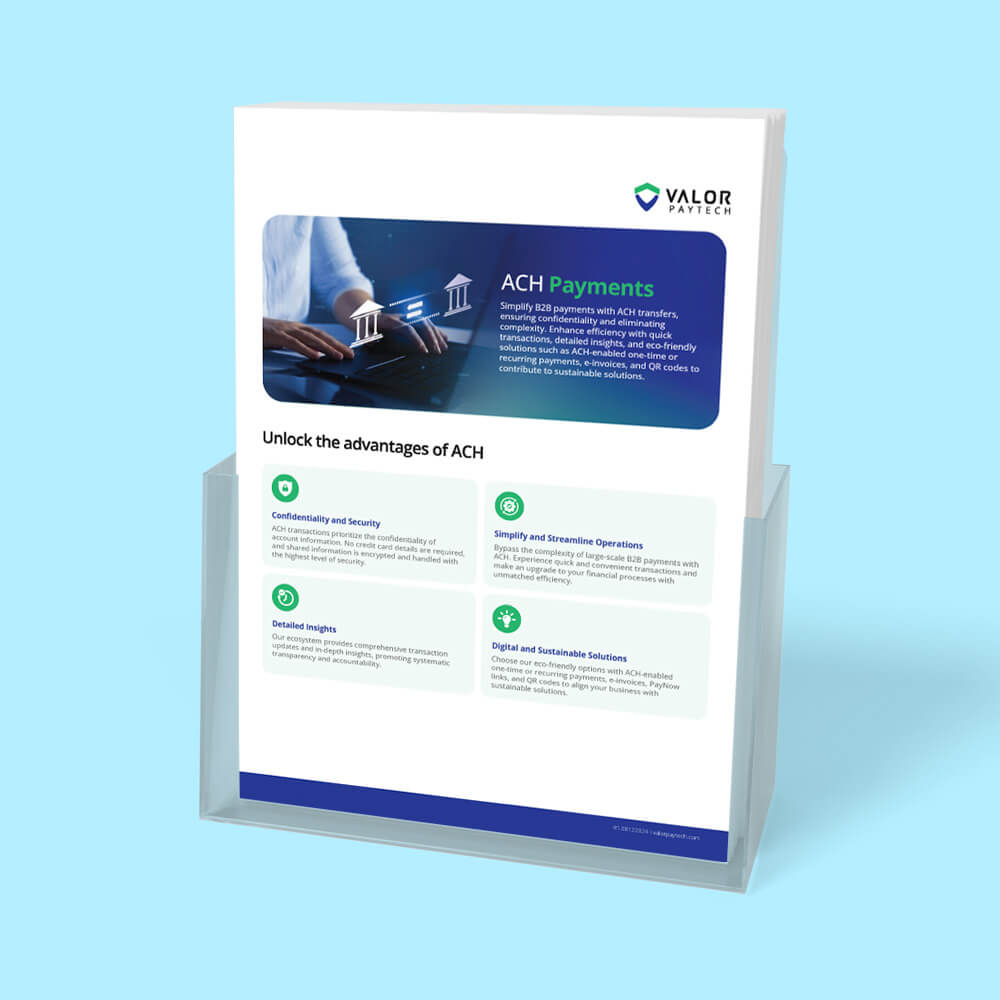 Valor ACH Partner Brochure Thumbnail