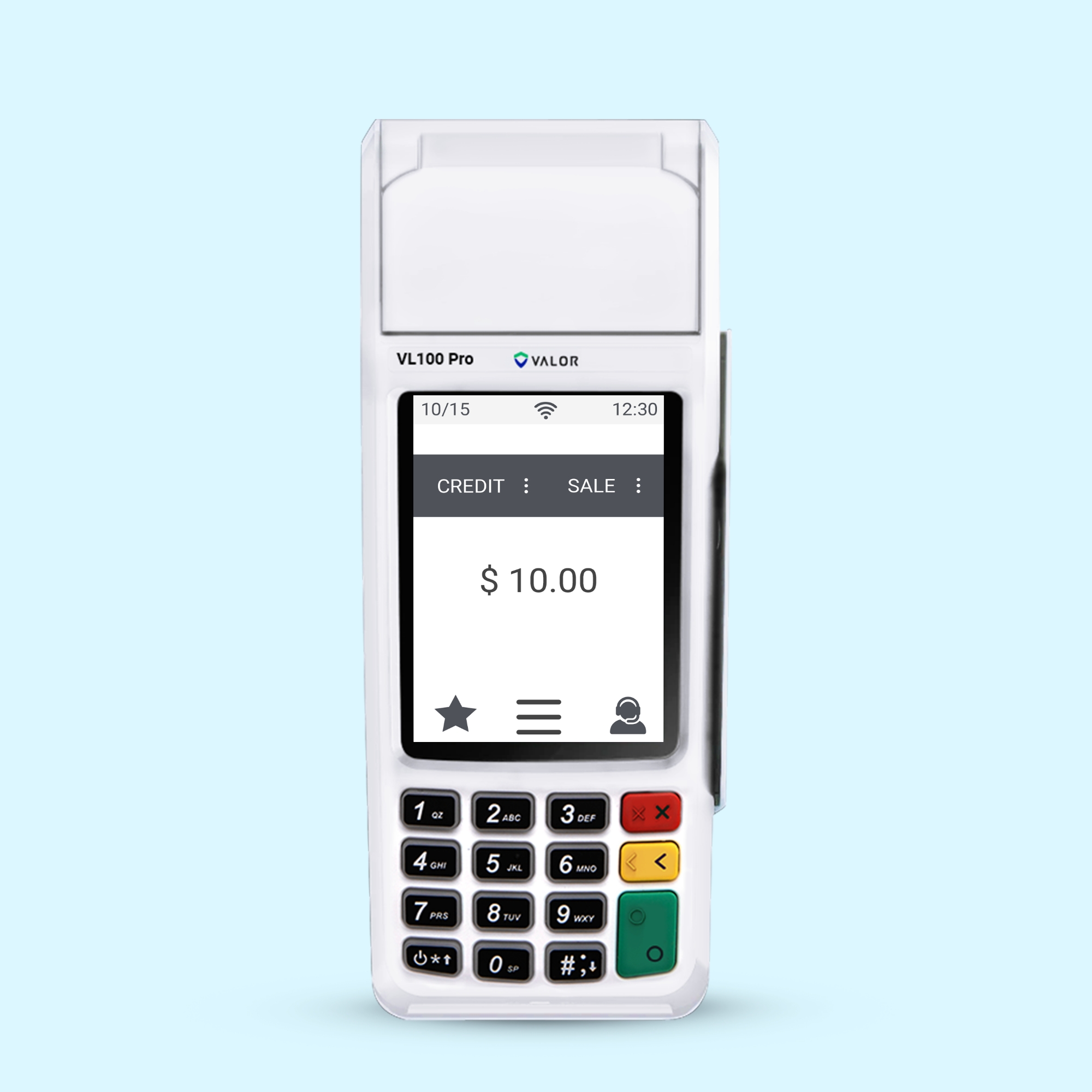 Valor VL100 Pro POS credit card processing machine - Product Thumbnail