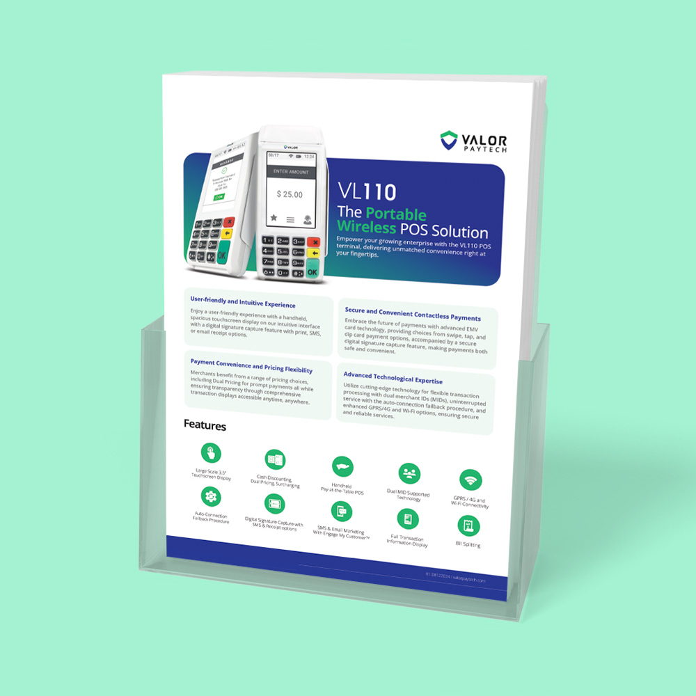 Valor VL110 POS Partner Brochure Thumbnail