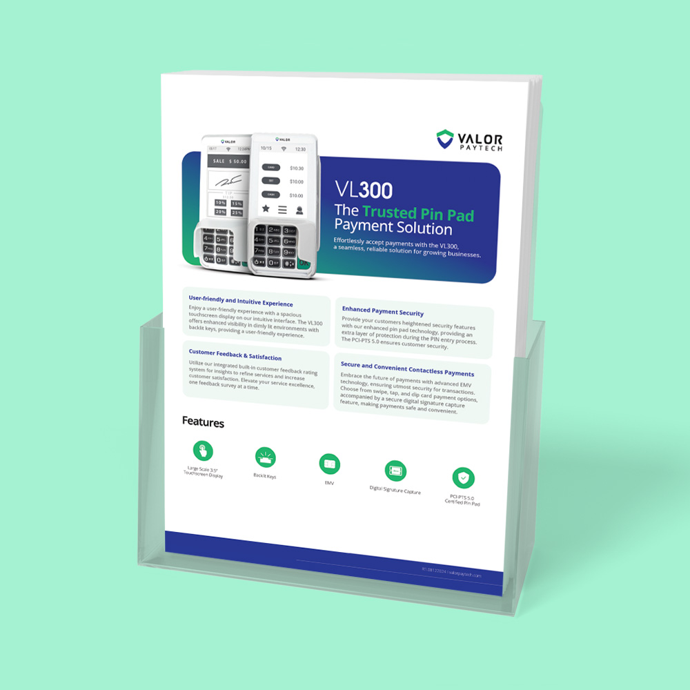 Valor VL300 POS Partner Brochure Thumbnail