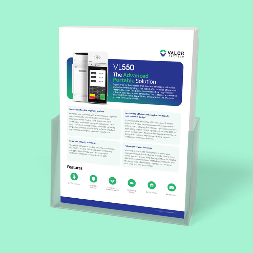 Valor VL550 Partner Brochure Thumbnail