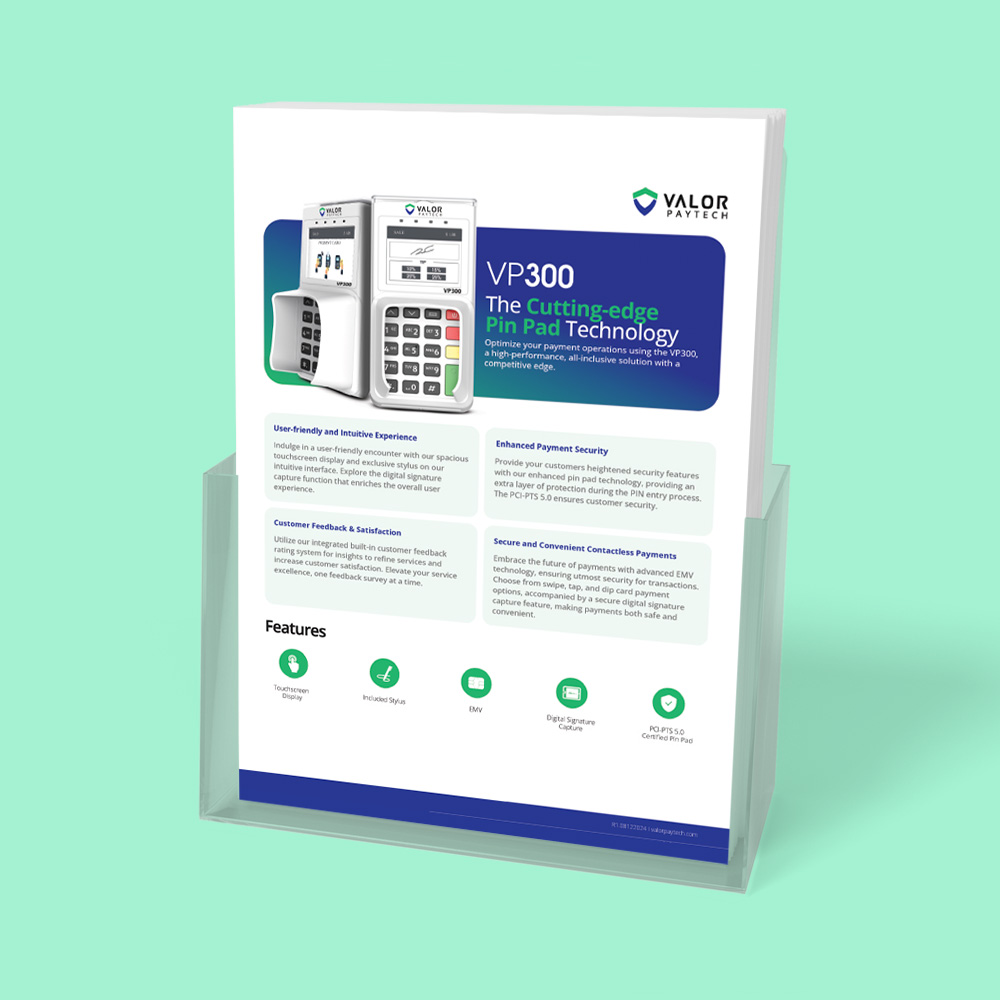 Valor VP300 POS Partner Brochure Thumbnail