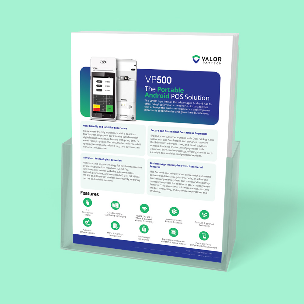 Valor VP500 POS - Partner Brochure Thumbnail