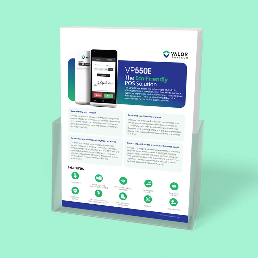 Valor VP550E Partner Brochure Thumbnail