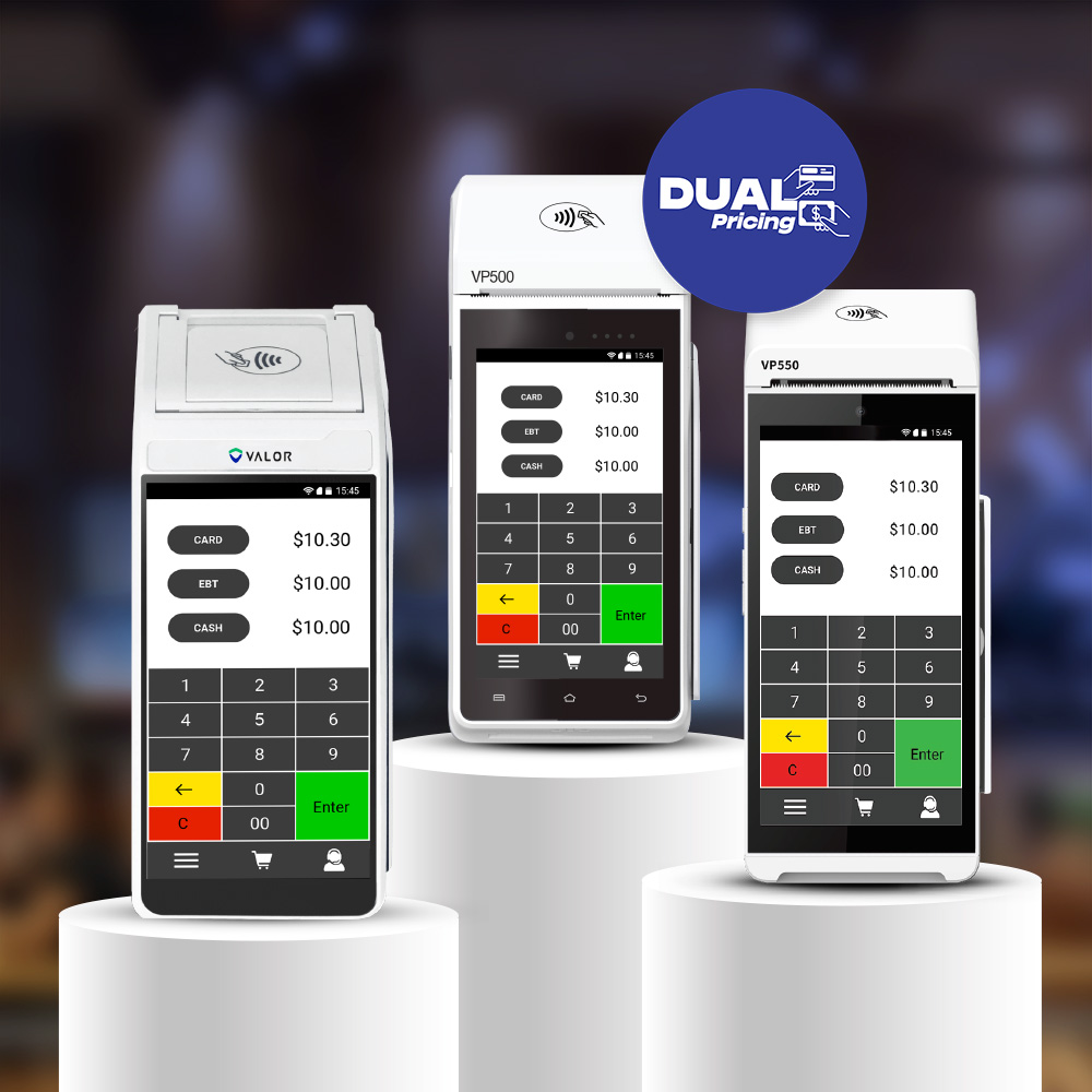 Valor VL500, VP500 and VP550 Dual Pricing Quick Reference Guide QRG Thumbnail