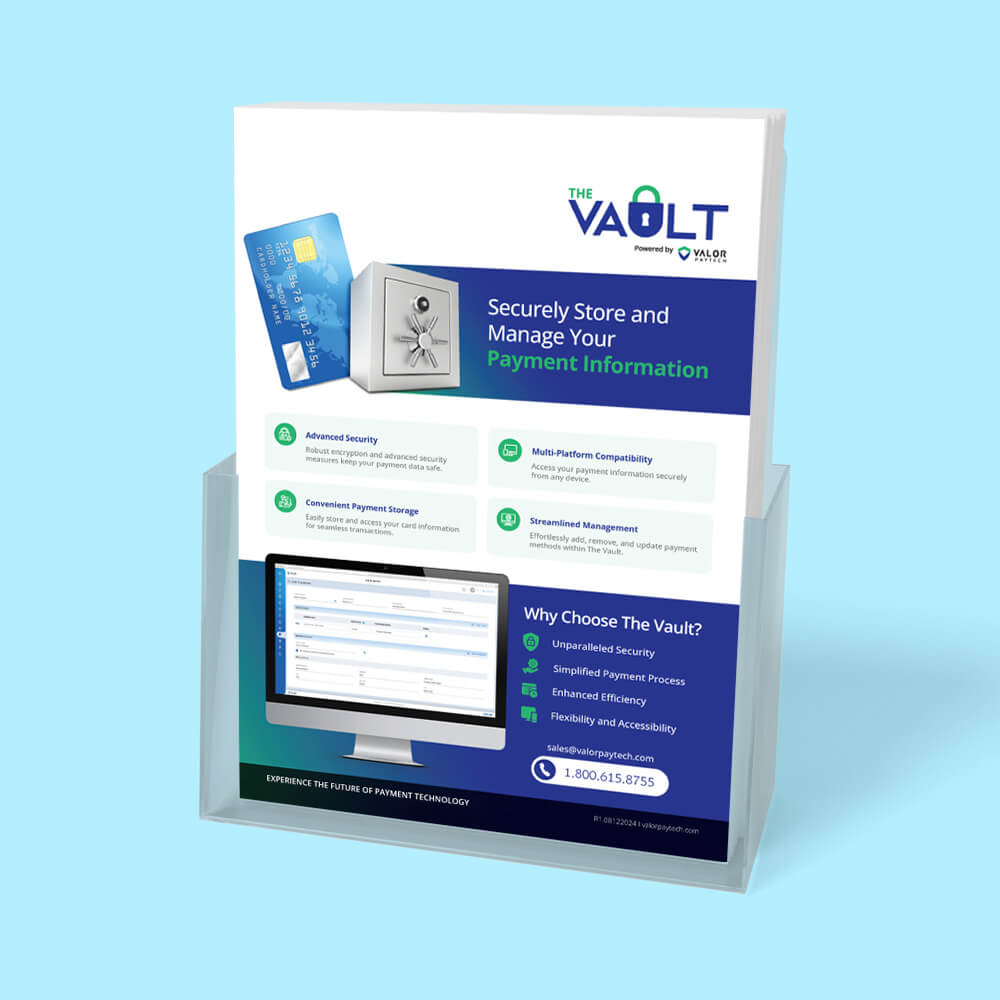 Valor PayTech Vault - Brochure Thumbnail