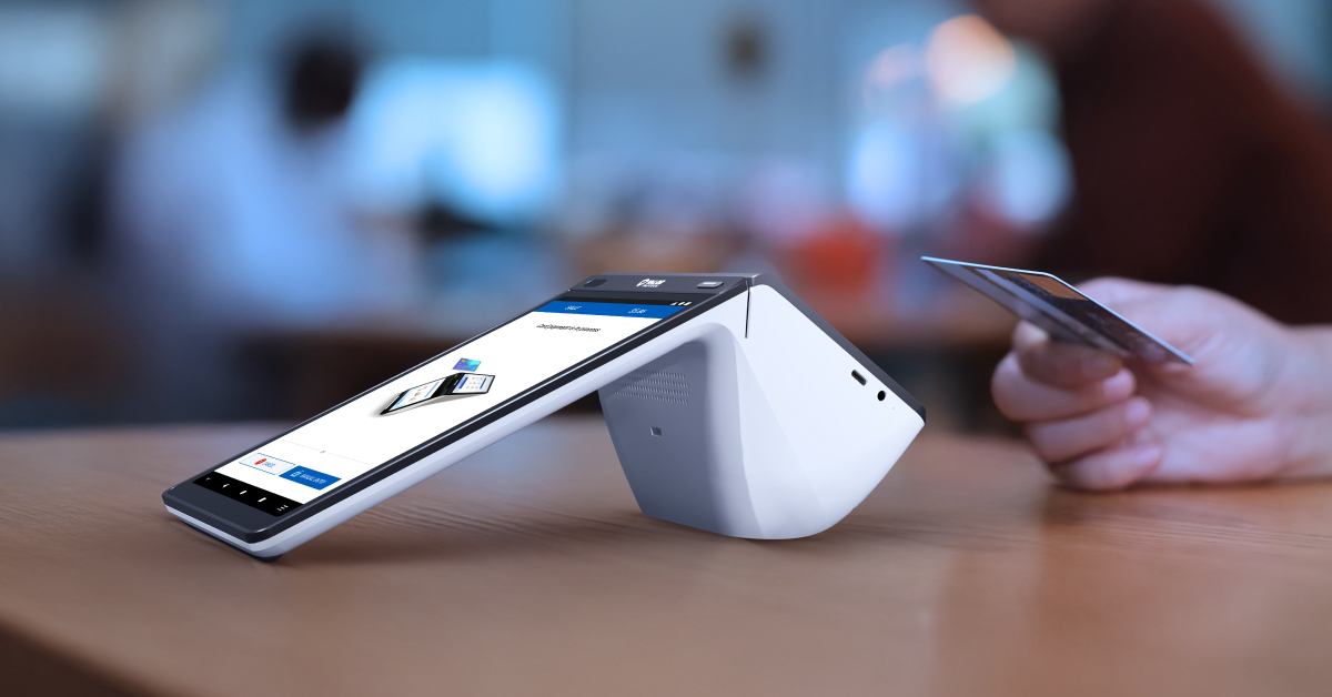 Smart POS terminal for secure card payment—modern point of sale system features and benefits for businesses