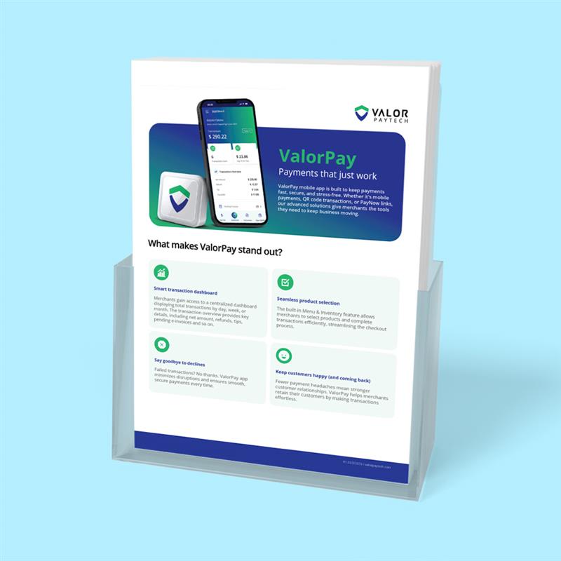 Valor Paytech ValorPay Partner Brochure download
