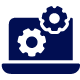 IT Network blue icon