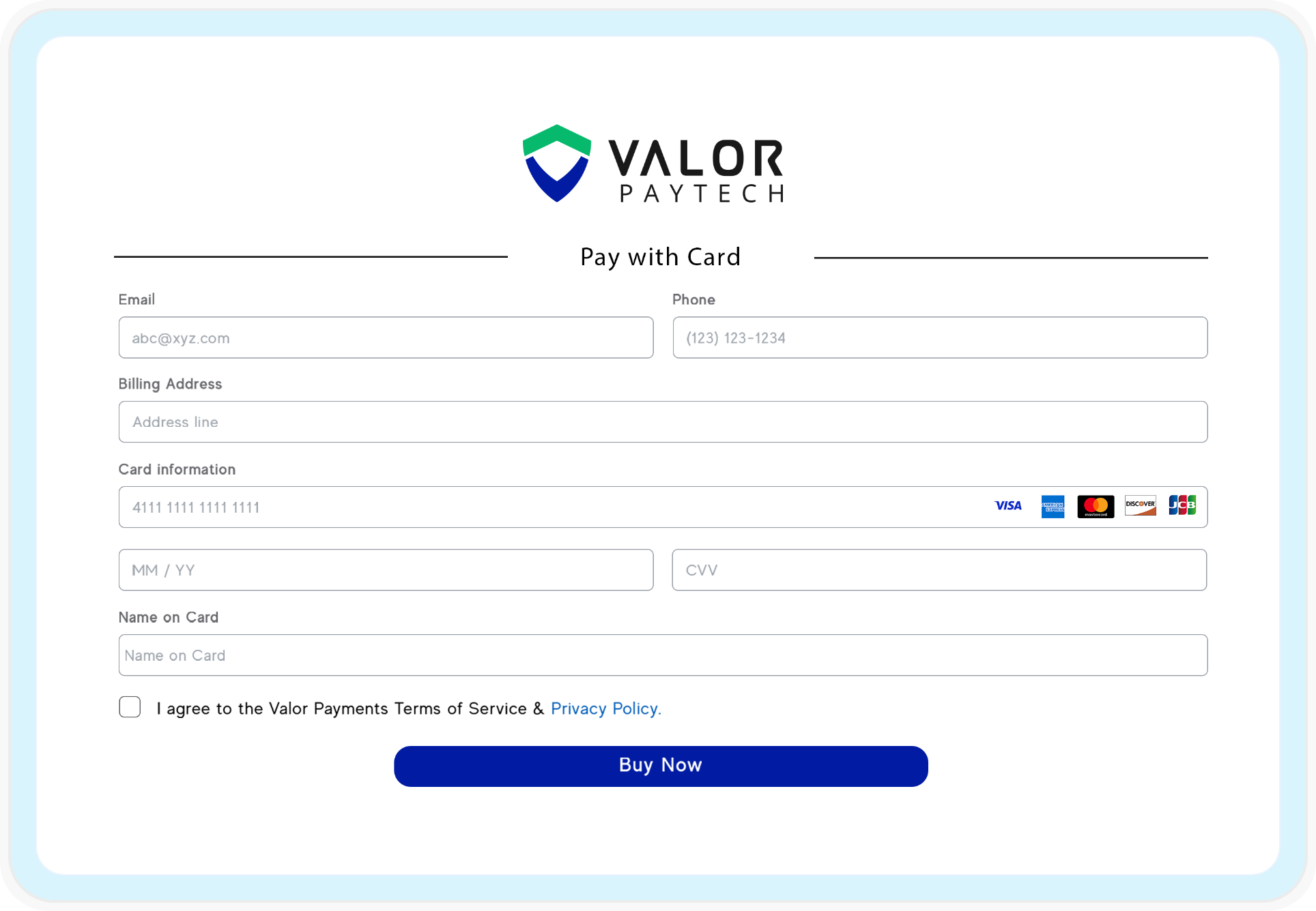 Valor Payment Gateway image