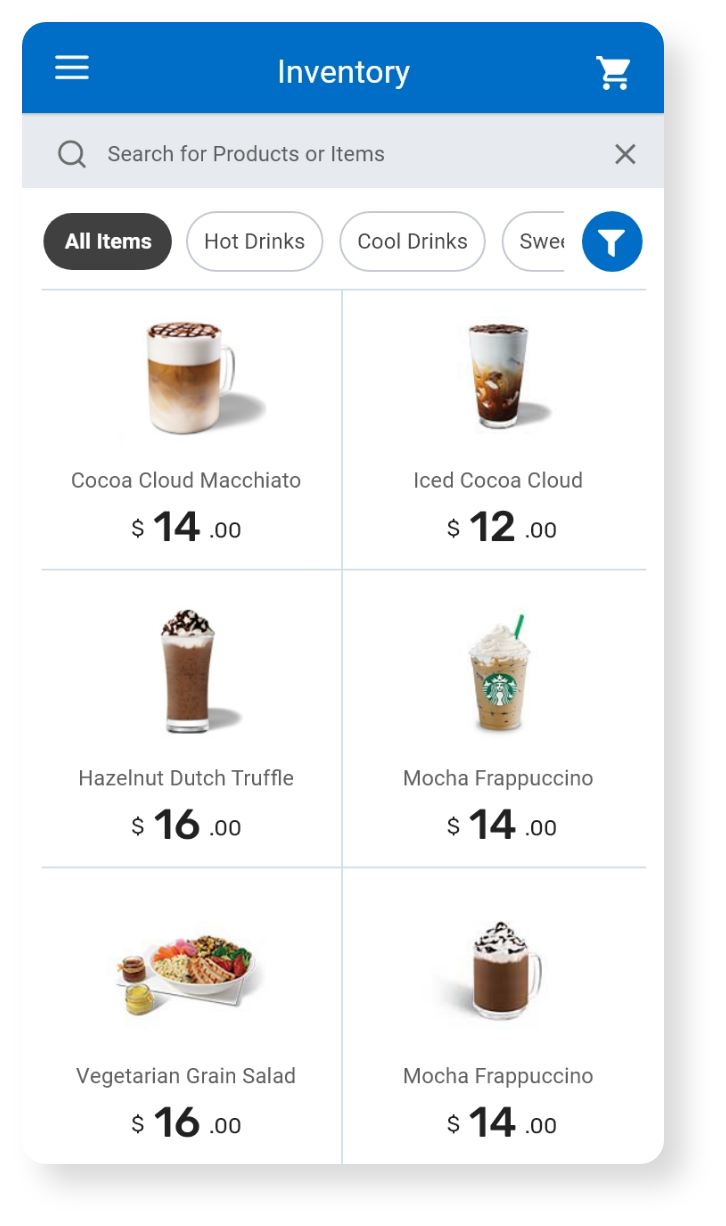 Menu Inventory Management Image Front