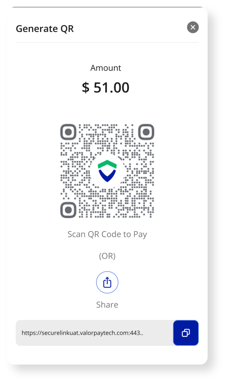 QR codes PayNow links Image front