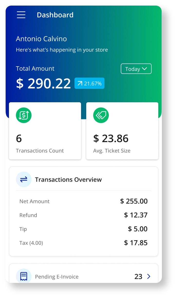 Valor Pay Image front