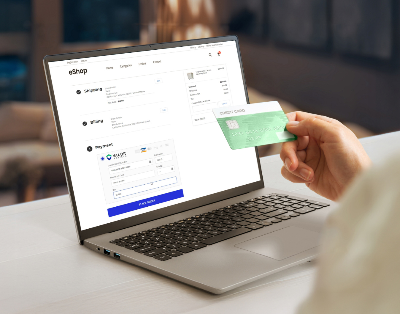 E-commerce payment solutions by Valor PayTech for secure online transactions