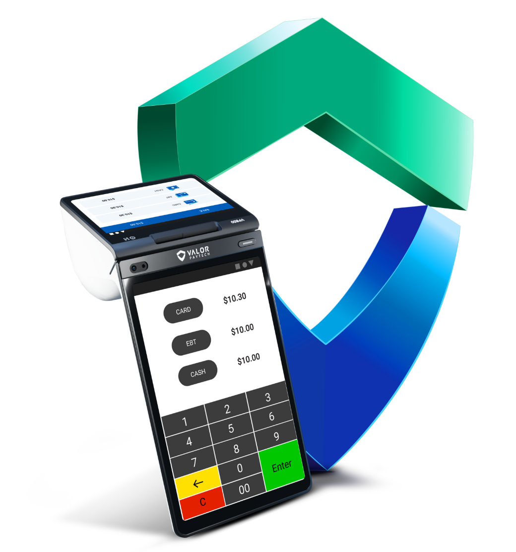 Valor PayTech booth at NRF Retail’s Big Show showcasing payment technology solutions