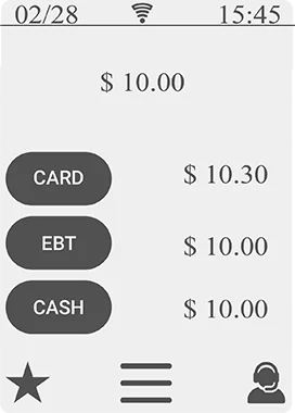 VL100 Pro Dual pricing solution for retail and hospitality industry